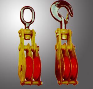 雙輪閉口吊鉤或鏈環型滑車